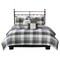 Gracie Mills Nanette 6 Piece Printed Herringbone Quilt Set With Throw Pillows - Grace-9327